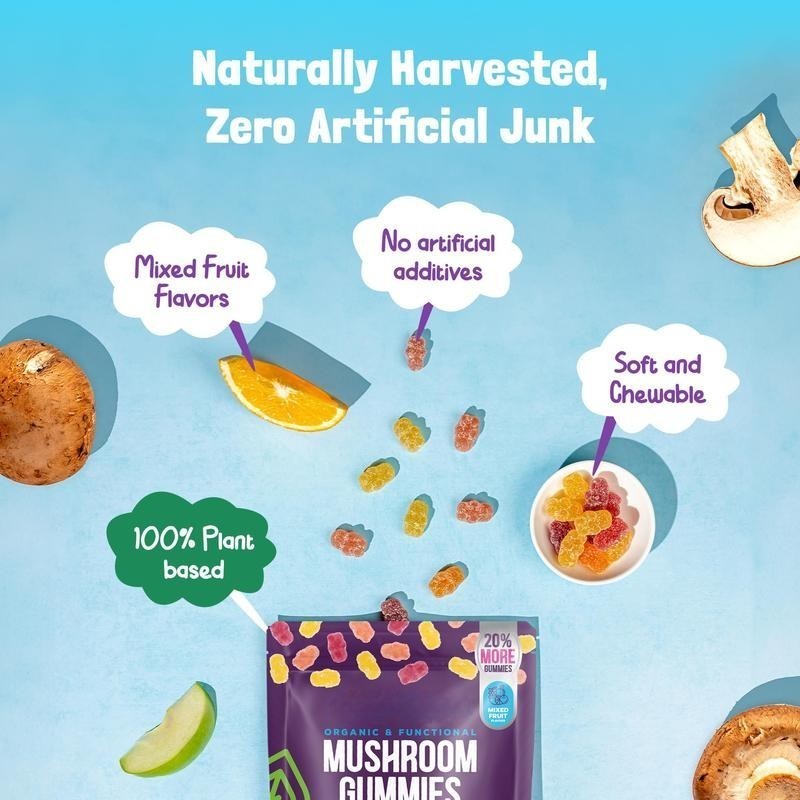 Immune Boost Mushroom Gummies